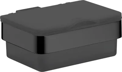 Image de EMCO loft, support pour papier humide, boîte en plastique, noir/noir, 1 pièce.
