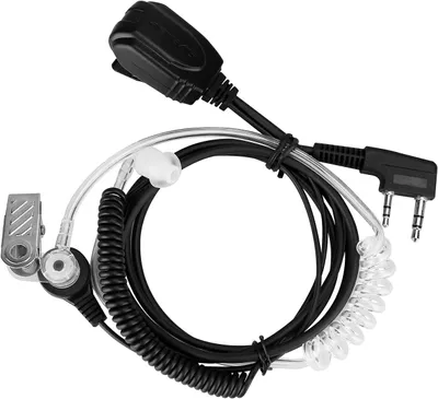 Immagine prodotto di Retevis EAK005 Radio Headset 2 Pin Compatibile con le radio a 2 vie RT24 RT27 RT85 RT86 RT619 RT622 Baofeng UV 5R 888s eSynic Teste audio più chiare