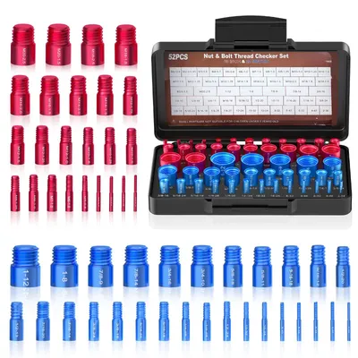 Image de Solidchoice - Kit de contrôle de fils de 52 pièces pour travaux de précision