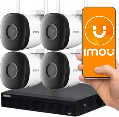 Zdjęcie produktu dla Zestaw Imou Wi-Fi Kit/Nvr1104Hs-W-S2-Ce-1T/4-F22P-0280B
