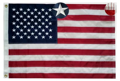 Produktbild von USA FLAGGE Amerikanische Flagge 60 * 90 cm 2 * 3 FT - Flagge USA mit Eingestickten Sternen und Messing-Ösen aus 210D Nylon-Material mit Genähten Streifen für Wetterfeste Nutzung Innen und Außen