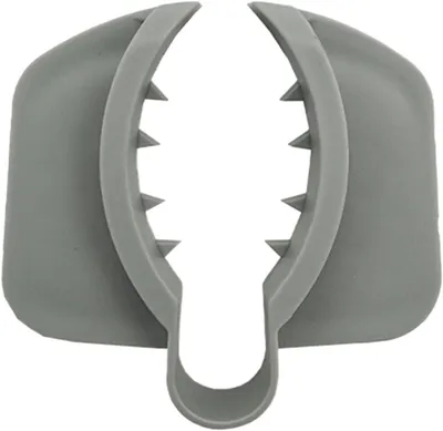 Immagine prodotto di Protezioni per le dita, taglierina - Accessorio per tagliare in cucina - Cottura sicura - Antiscivolo, ergonomico - 12,5x10,5x2 cm - Trasparente