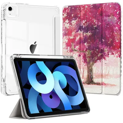Image de Coque pour iPad Air 11 Pouces (M4/M3/M2) / iPad Air 4/5 10,9 Pouces, avec Porte-Stylet - Motif Arbre