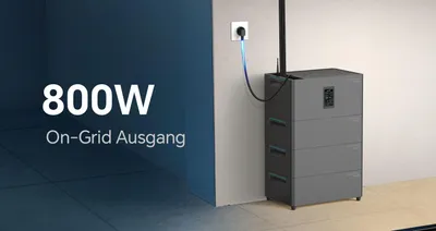 Produktbild von MARSTEK Jupiter C Plus - 2.56 kWh All-in-One Solarspeicher für Balkonkraftwerke