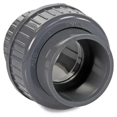 Produktbild von d 63 PVC Verschraubung - Klebemuffe