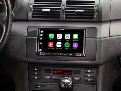 Produktbild von Alpine iLX-705E46 | 7-Zoll Premium Digital Media Station für 3er BMW E46 mit DAB+ Digital Radio, Apple CarPlay und Android Auto Unterstützung