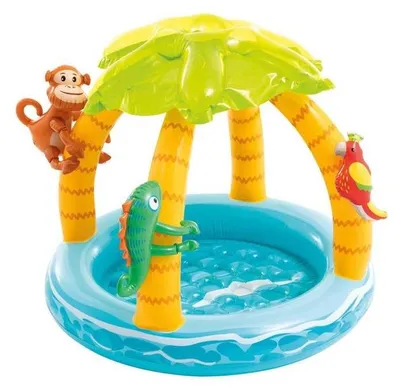 Obrázok produktu pre Detský bazén Intex Tropical, 102 x 86 cm, 17 litrov, nafukovací, od 1 roka