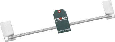 Productafbeelding van KOTARBAU® Handdoekhouder handdoekstang badhanddoekenrek roestvrij staal 560 mm x 90 mm zonder boren