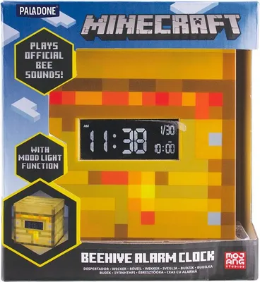 Zdjęcie produktu dla Budzik z pszczołą Minecraft