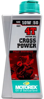 Produktbild von MOTOREX Cross Power 4T für 10W-50 1 Liter Motoröl Motorenöl Öl Motorradöl Motorbike