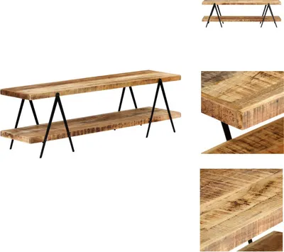 Produktbild von vidaXL TV-Schrank 160 x 40 x 50 cm Massivholz Mango -  TV-Möbel