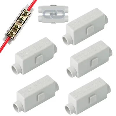 Obrázek produktu pro 5 kusů průchodek a svorkovnic, 2-pólové, pro kabely o průřezu 2,5-16 mm²