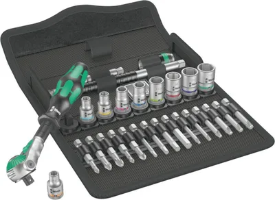 Produktbild von Wera 8100 SB 9 Zyklop Speed- Knarrensatz, 3/8 Antr., zöllig