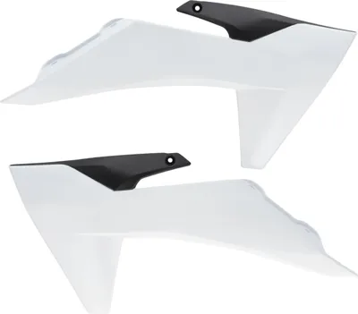 Productafbeelding van ACERBIS, witte/zwarte koelerspoiler voor KTM SX 50