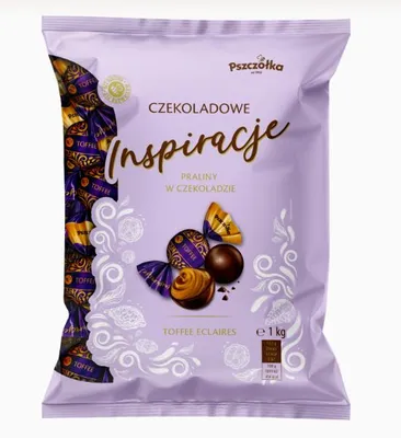 Obrázek produktu pro Včelka Čokoládky s karamelovou náplní Eclaires 1 kg