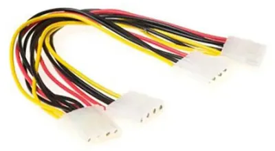 Obrázek produktu pro ACT AK3194, 0,2 m, Molex (4-pin), 4 x Molex (4-pin), samec, samice
