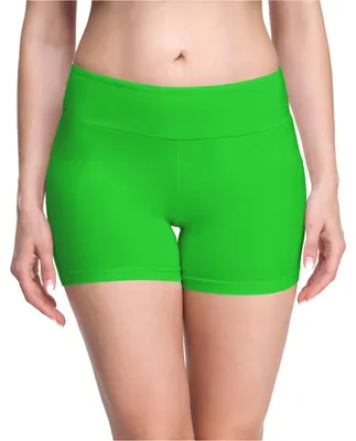 Produktbild von Merry Style Damen Shorts Radlerhose Kurze Hose Boxershorts aus Viskose MS10-284(Grün, XS)