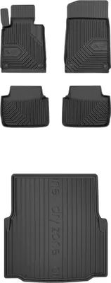 Produktbild von FROGUM Gummimatten Auto Fußmatten + Kofferraummatte für BMW 3er E46 1998-2005