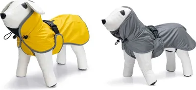 Produktbild von Beeztees Hunde Regenmantel Caro, Farbe:grau, Größe:52 cm