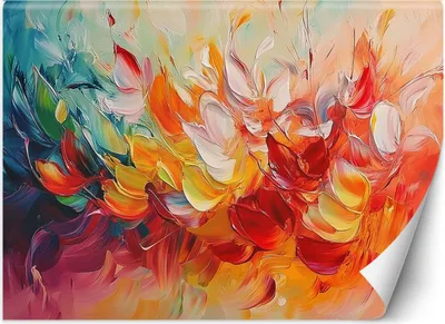Produktbild von Vlies fototapete Farbenfrohe moderne Abstraktion 250x175 cm Feeby Bunt inkl. Kleber einfache Montage