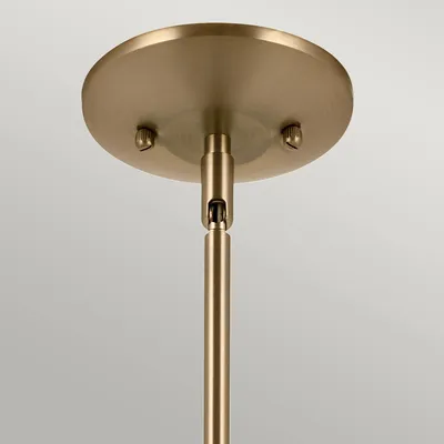 Produktbild von Elstead Deela Pendelleuchte E27  Champagnerbronze Opalglas