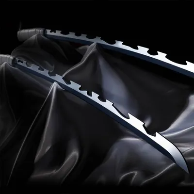 Productafbeelding van Bandai Tamashii Nations Demon Slayer: Kimetsu no Yaiba Proplica replica, 1/1 schaal, plastic Nichirin-zwaard (Inosuke Hashibira), 93 cm