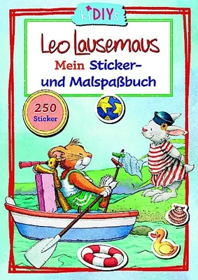 Immagine prodotto di Leo Lausemaus Mein Sticker- und Malspaßbuch mit 250 Stickern
