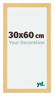 Produktbild von Bilderrahmen, 30x60 cm, Buche Nachbildung, MDF, Mura