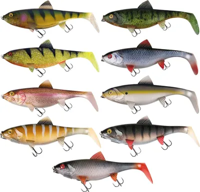 Produktbild von Fox Rage Giant Replicant Wobble 27cm 218g - Gummifisch, Farbe:Supernatural Rainbow Trout