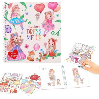 Obrázok produktu pre Stickerbuch Prinzessin Mimi Anziehpuppe