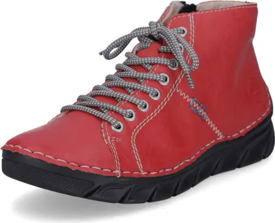 Zdjęcie produktu dla Rieker damskie sznurowane buty czerwone