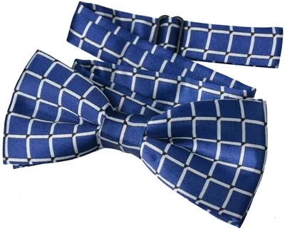 Produktbild von Kinderfliege Blau Kariert