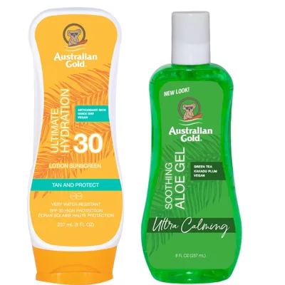 Zdjęcie produktu dla Australian Gold SPF30 Krem Przeciwsłoneczny + Aloe Po Opalaniu