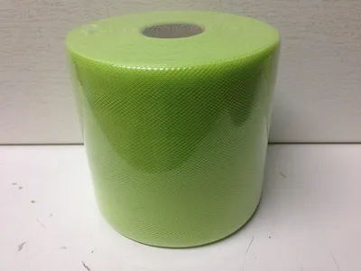 Tüllrolle 12,5 cm x 100 m, Apfelgrün, Spule
