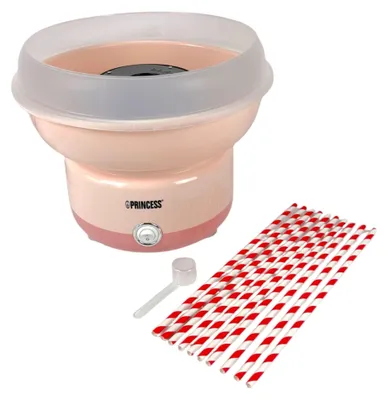 Productafbeelding van Princess 292990 suikerspinmachine 500 watt + 10x papieren stokjes ( 01.292990.01.001 )