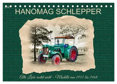 Produktbild von Hanomag Schlepper (Tischkalender 2027 DIN A5 quer), CALVENDO Monatskalender