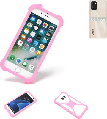 Produktbild von K-S-Trade Handy Hülle kompatibel mit UMIDIGI Power 7 Schutz Hülle Bumper Silikon Schutz Hülle Cover Case Silikoncase Silikonbumper TPU Softcase