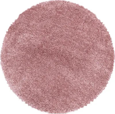 Produktbild von Carpetsale24 Teppich Shaggy Super Weich Einfarbig Hochflor Teppich für Wohnzimmer, Schlafzimmer Flauschig, Grösse: 160 cm Rund