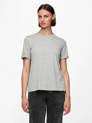 Image de PIECES T-shirt pour femme Pcria Ss, à manches courtes, uni, Noos Bc