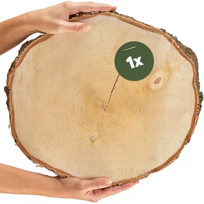 Produktbild von Große 40 cm Baumscheibe 1 Stk. zum Holz-Deko Basteln