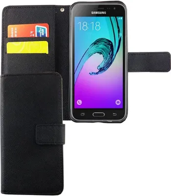 Produktbild von Handyhülle Tasche für Handy Samsung Galaxy J3 Emerge Schwarz