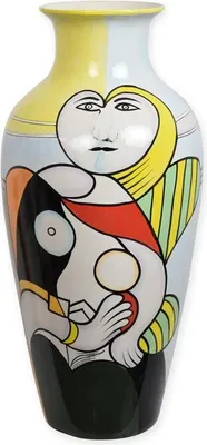 Productafbeelding van A Porcelain Vase Handpainted
