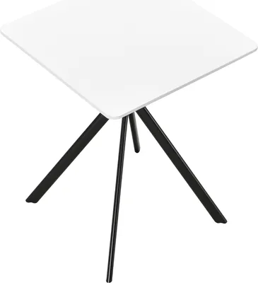 Produktbild von [en.casa] Esstisch - Weiß 60x60x75cm -  Küchentisch Esszimmertisch Besprechungstisch Konferenz-Tisch