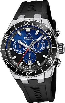 Produktbild von Jaguar Herren Uhr Silikonarmband schwarz D2UJ1021/6