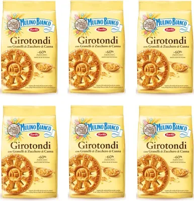 Produktbild von 6x Mulino Bianco Kekse Girotondi 350g Butterkeks biscuits cookies kuchen brioche