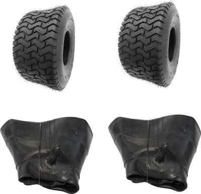 Produktbild von 2x Schlauch + 2x 20x10.00-8 LG02 Rasenmäherreifen Reifen für Aufsitzmäher Rasentraktor Größe 20x10-8 Rasenreifen