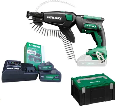 Produktbild von Hikoki Akku Magazinschrauber W18DB WCZ 2x5,0Ah für Magazinschrauben Trockenbau