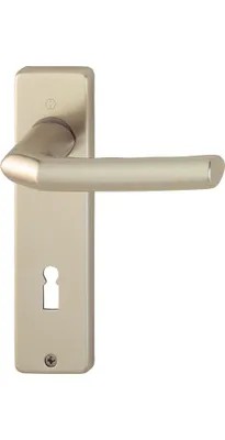 Produktbild von Kurzschildgarnitur Birm.1117/202KP/AP Alu.F2 OB eck.Drückergrt.HOPPE