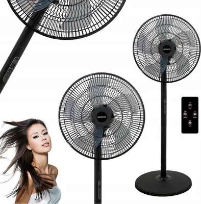 Zdjęcie produktu dla Wentylator Wentylator Podłogowy 45W Stojący Cichy Mocny Zdalne Sterowanie 36Cm