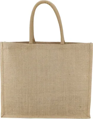 Image de Sac À Provisions Écologique En Jute Laminé Grand Format